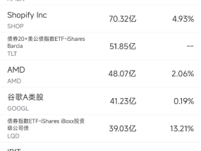 11月12日美股成交额前20：Shopify大涨21%，连续六个季度营收增长超25%