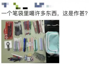 打开初一女儿笔袋，妈妈惊呆：“这是装下了一个文具店吗？”