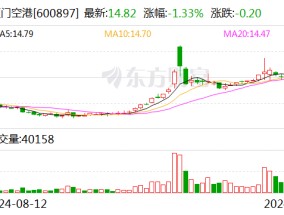 厦门空港：10月旅客吞吐量同比增长17.29%