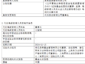 泉果基金回应高管失联：公司各项业务正常运转 追究恶意诽谤或故意传播虚假信息者法律责任