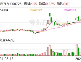 京东方A：获得7亿元专项贷款资金用于股份回购